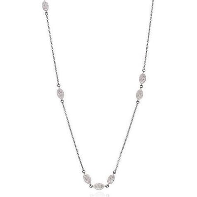 Image of Pointe Pave Station Necklace by Freida Rothman