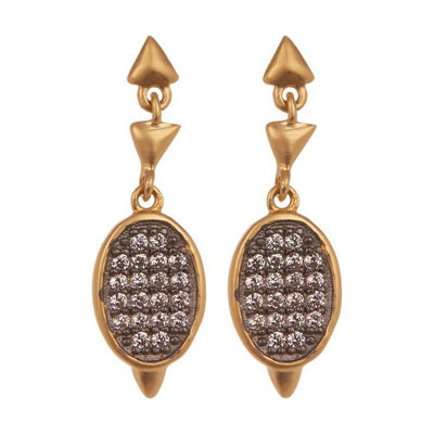 Image of Contemporary Deco Marquee Drop Earrings by Freida Rothman