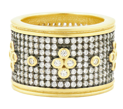 Image of Wide Pave Band Ring by Freida Rothman